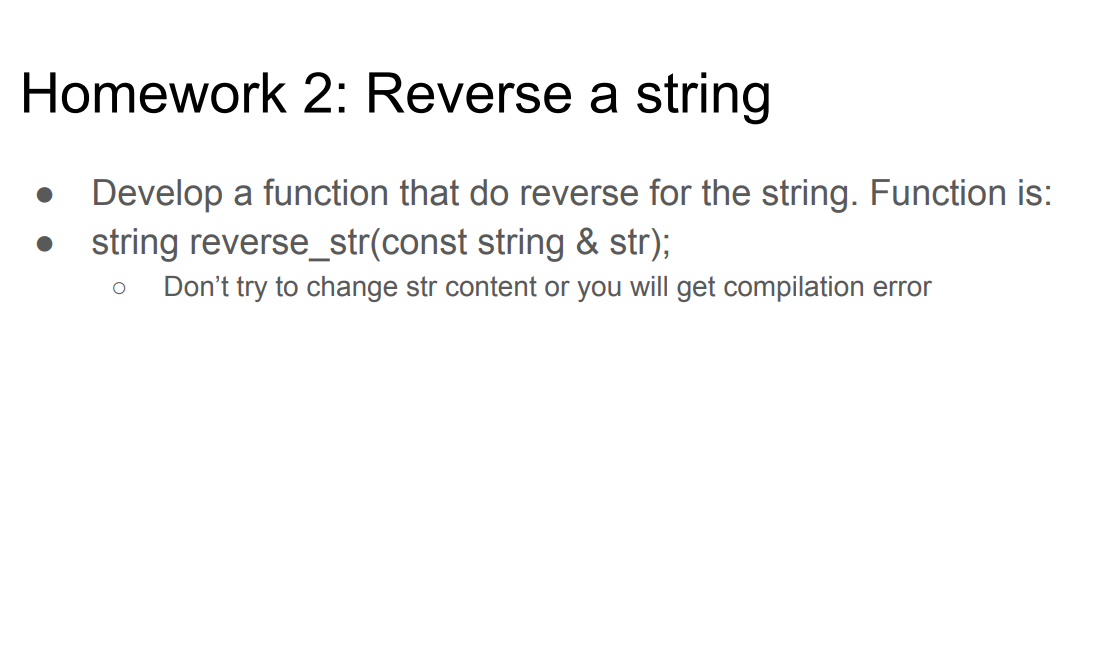 Reverse A String